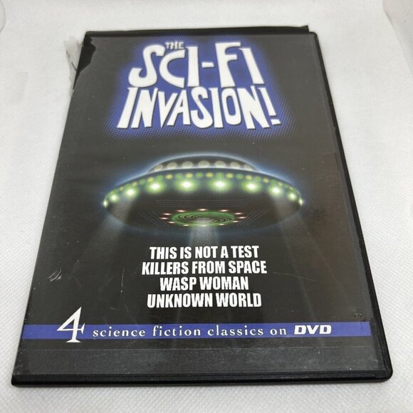 The Sci-Fi Invasion 4 Science Fiction Classic Movies DVD - Picture 1 of 4